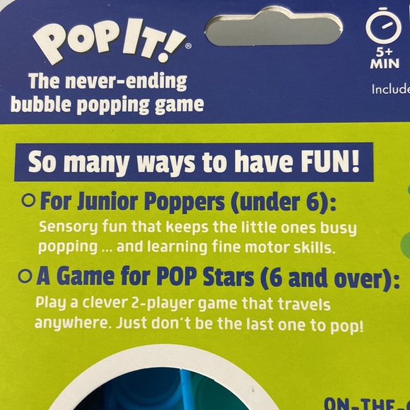 Pop it! The never ending bubble popping game 3-10Yrs Old Sensory toy - Picture 7 of 7